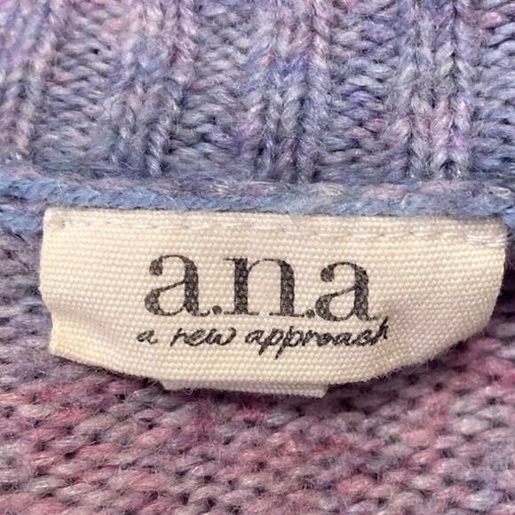 A New Approach Women's Multicolor Ombre Striped V-Neck Long Sleeve Sweater Top S - Picture 3 of 4